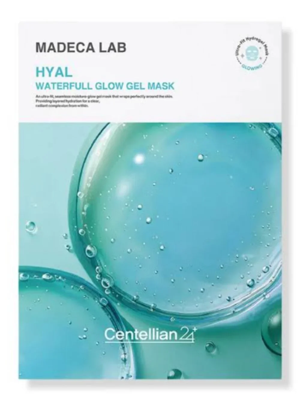 Madeca Lab HYAL Waterfull Glow Gel Mask 5 ct/box
